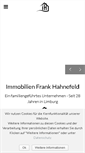 Mobile Screenshot of immobilien-hahnefeld.de